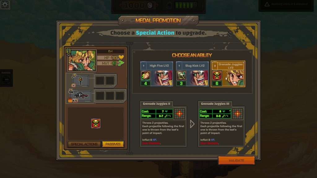 Metal Slug Tactics amélioration